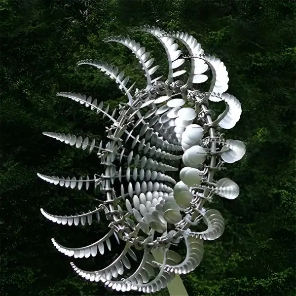 OGRODOWY WIATRAK KINETYCZNY METALOWY SPINNER DEKORACYJNY MAGICZNY WINDARA
